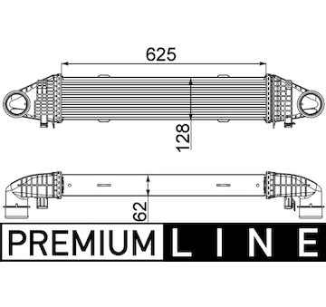 Chladič turba MAHLE CI 358 000P