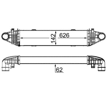 Chladič turba MAHLE CI 358 000S