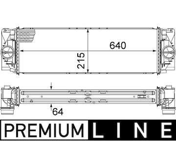 Chladič turba MAHLE CI 368 000P