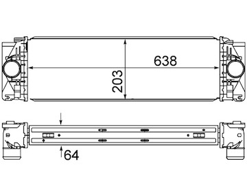 Chladič turba MAHLE CI 369 000P