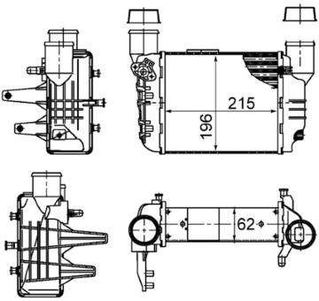 chladič turba MAHLE ORIGINAL CI 381 000S