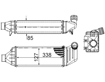 chladič turba MAHLE CI 424 000S