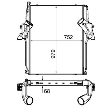 Chladič turba MAHLE CI 450 000P