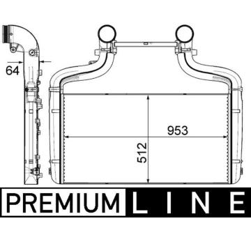 Chladič turba MAHLE CI 454 000P