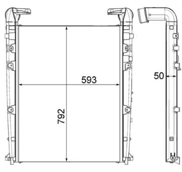 Chladič turba MAHLE CI 455 000P