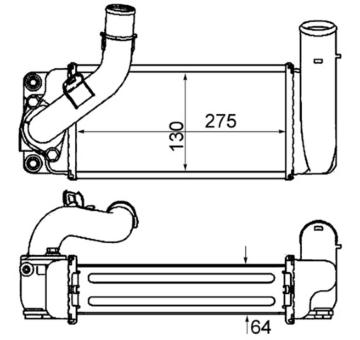 Chladič turba MAHLE CI 461 000P