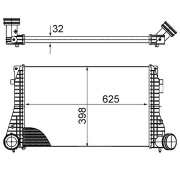 Chladič turba MAHLE CI 482 000S