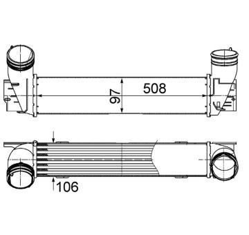 chladič turba MAHLE ORIGINAL CI 489 000S