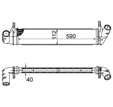 Chladič turba MAHLE CI 495 000S