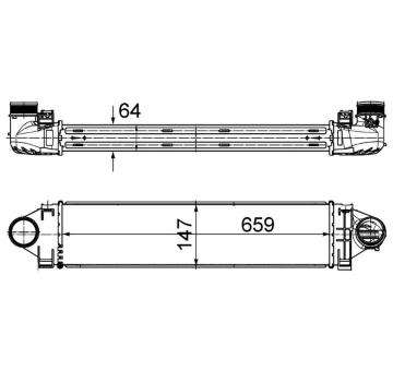 chladič turba MAHLE CI 502 000S