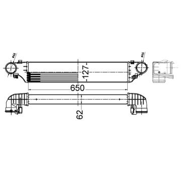 Chladič turba MAHLE CI 505 000S