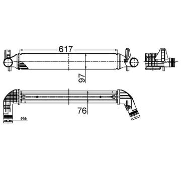 Chladič turba MAHLE CI 516 000S