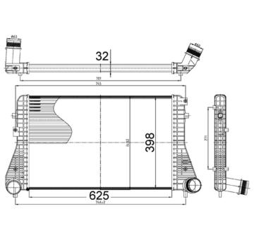 chladič turba MAHLE CI 517 000S