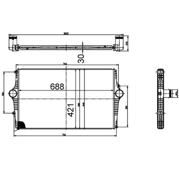 chladič turba MAHLE CI 518 000S