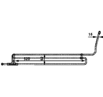 Chladič oleje, řízení MAHLE CLC 44 000P