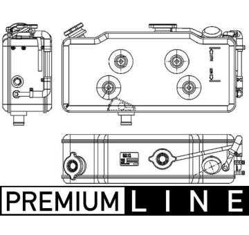 Vyrovnávací nádoba, chladicí kapalina MAHLE CRT 79 000P
