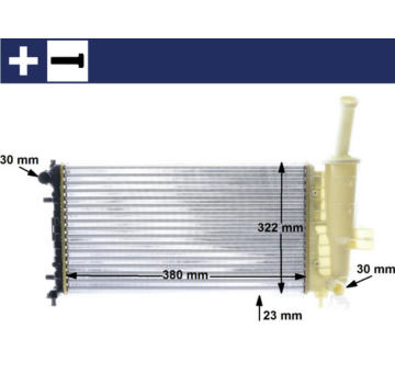 Chladič, chlazení motoru MAHLE CR 1108 000S