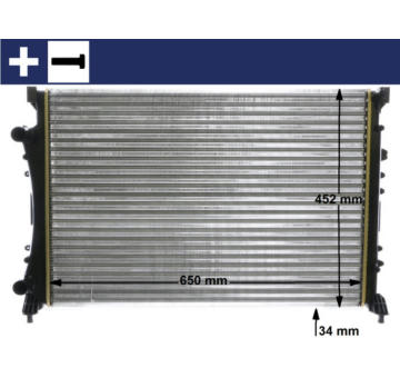 Chladič, chlazení motoru MAHLE CR 1110 000S