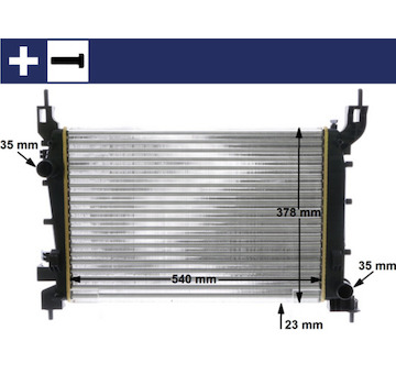 Chladič, chlazení motoru MAHLE CR 1193 000S