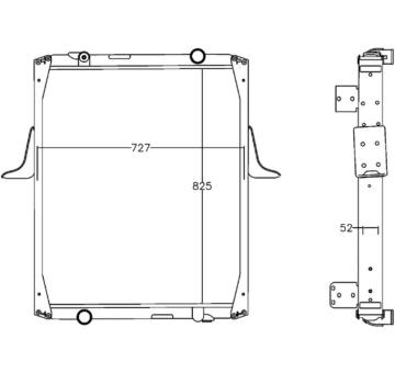 Chladič motora MAHLE CR 1221 000P