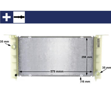 Chladič motora MAHLE CR 1449 000S