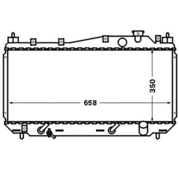 Chladič, chlazení motoru MAHLE CR 1458 000S