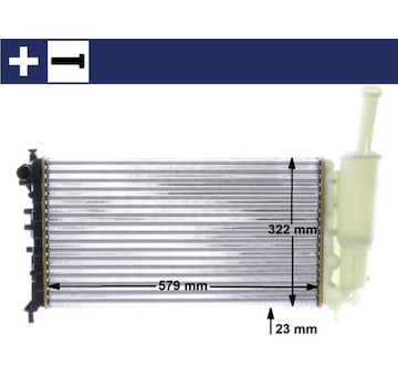 Chladič, chlazení motoru MAHLE CR 2037 000S