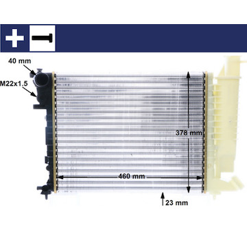 Chladič, chlazení motoru MAHLE ORIGINAL CR 2205 000S