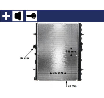 Chladič, chlazení motoru MAHLE CR 32 000S