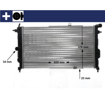 Chladič, chlazení motoru MAHLE CR 438 000S