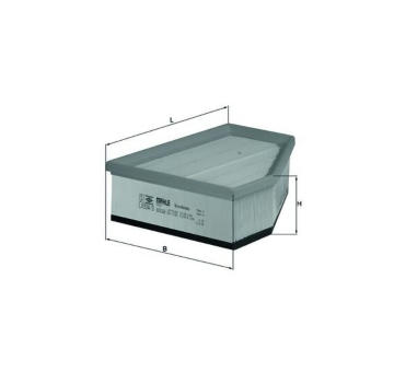 Vzduchový filter MAHLE LX 934/3