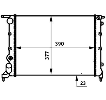 Chladič, chlazení motoru MAHLE CR 488 000S