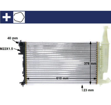 Chladič, chlazení motoru MAHLE CR 596 000S