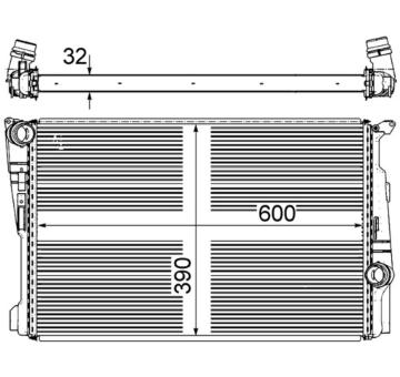 Chladič, chlazení motoru MAHLE CR 876 000P