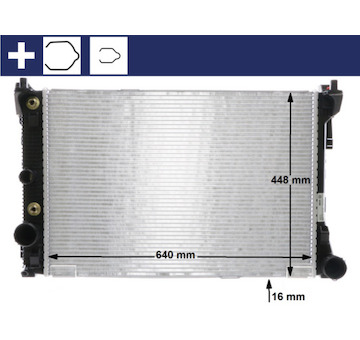 Chladič, chlazení motoru MAHLE ORIGINAL CR 988 000S