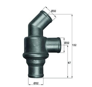 Termostat, chladivo MAHLE TH 16 80