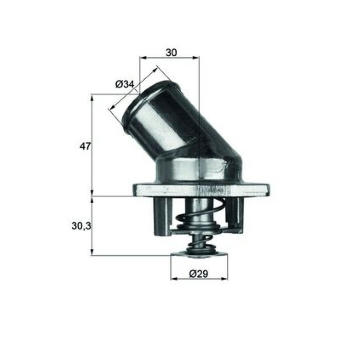 Termostat, chladivo MAHLE TI 3 87