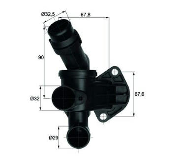 Termostat, chladivo MAHLE TI 7 87