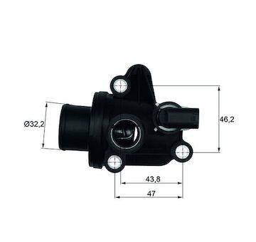 Termostat, chladivo MAHLE TI 12 87