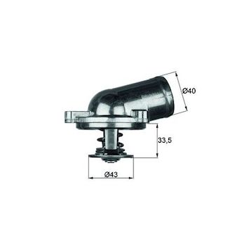 Termostat, chladivo MAHLE TI 22 87