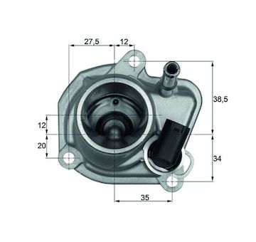 Termostat, chladivo MAHLE TI 29 87