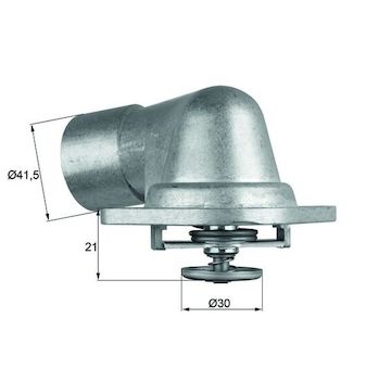 Termostat, chladivo MAHLE TI 46 92D