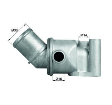 Termostat, chladivo MAHLE TI 91 87D