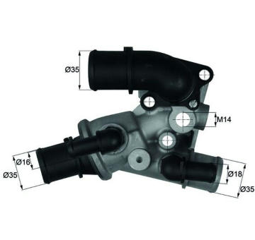 Termostat, chladivo MAHLE TI 140 80D