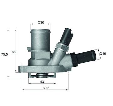 Termostat, chladivo MAHLE TI 149 88