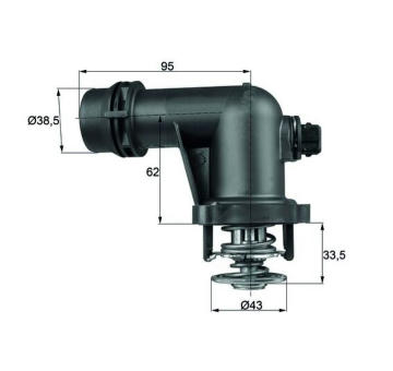 Termostat, chladivo MAHLE TM 15 105