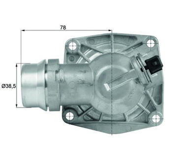 Termostat, chladivo MAHLE TM 16 105