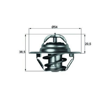 Termostat, chladivo MAHLE ORIGINAL TX 3 79D