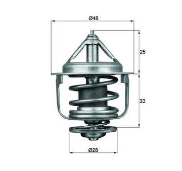 Termostat, chladivo MAHLE TX 87 77D