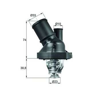 Termostat, chladivo MAHLE ORIGINAL TI 200 90